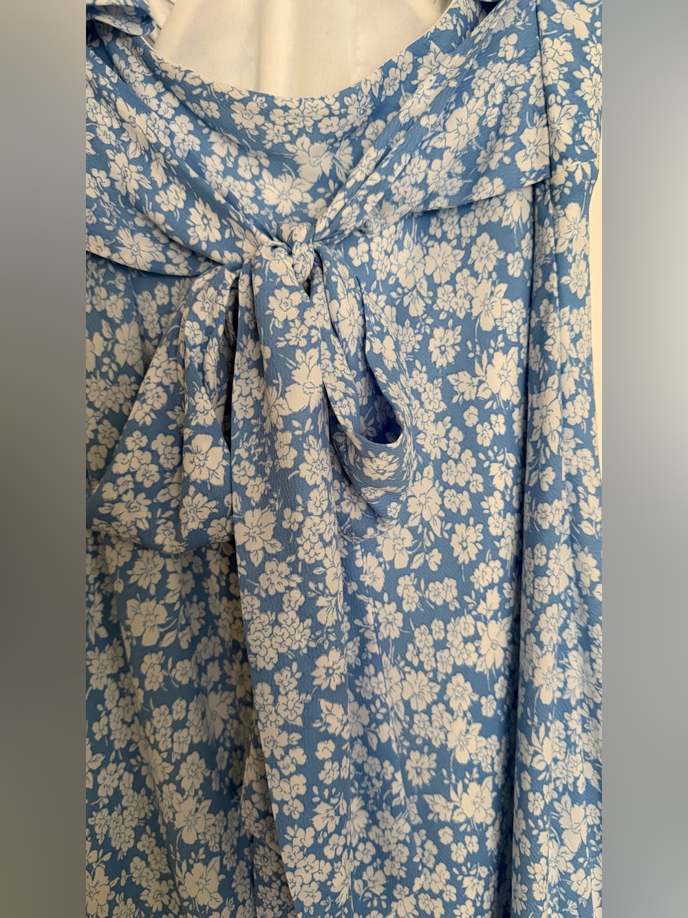 Altar’d State Blue Floral Midi Dress - Picture 3 of 7